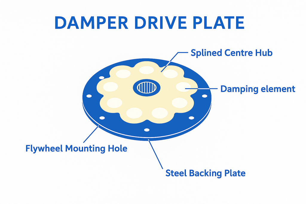 Anatomy of damper drive plates